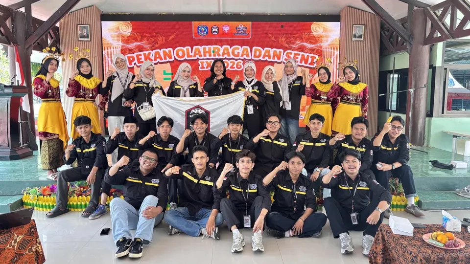 Pengurus HMB Cabang Samarinda di acara Pekan Olahraga dan Seni IX 2026.